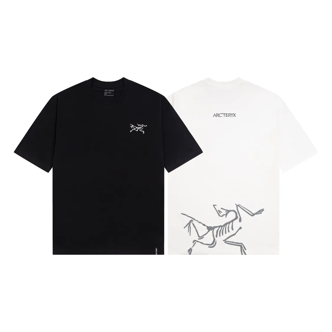 【 Quality】 Arc’teryx 𝟮𝟰𝘀𝘀 Logo T ， ， ， OS g 100% Quality ： ：White Black Size：XS S M L